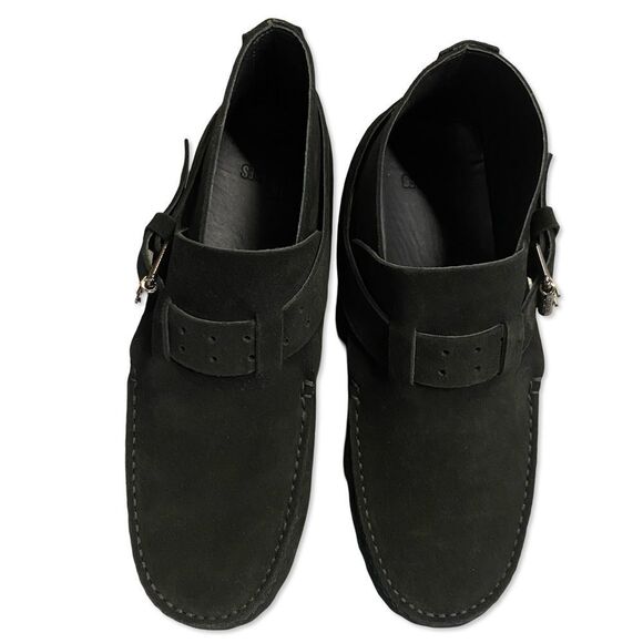 New The Kooples suede leather moccasins black slip ons shoes NIB $475 41 10 - Picture 8 of 16